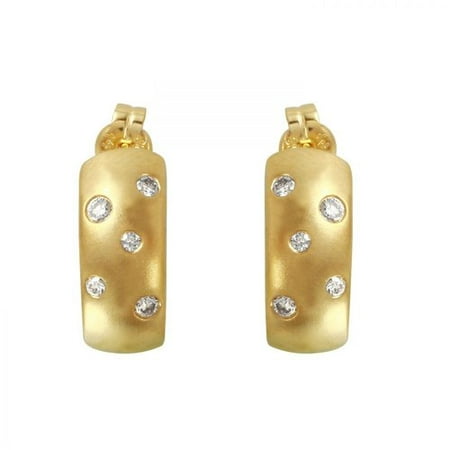 Foreli 0.2CTW Diamond 14K Yellow Gold Earrings