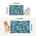 thumbnail image 3 of Iauyy 36x24in Washable Dog Bed Mats, 4cm Thick Comfort Pet Bed with Non-Slip Bottom for Crates, Indoors & Outdoors - Puppy Essentials,Impressionist Dance Effect, 3 of 5