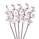 thumbnail image 3 of 5 flores artificiales de ciruelo de 60 cm para decoración del hogar o boda (rosa roja), 3 of 7