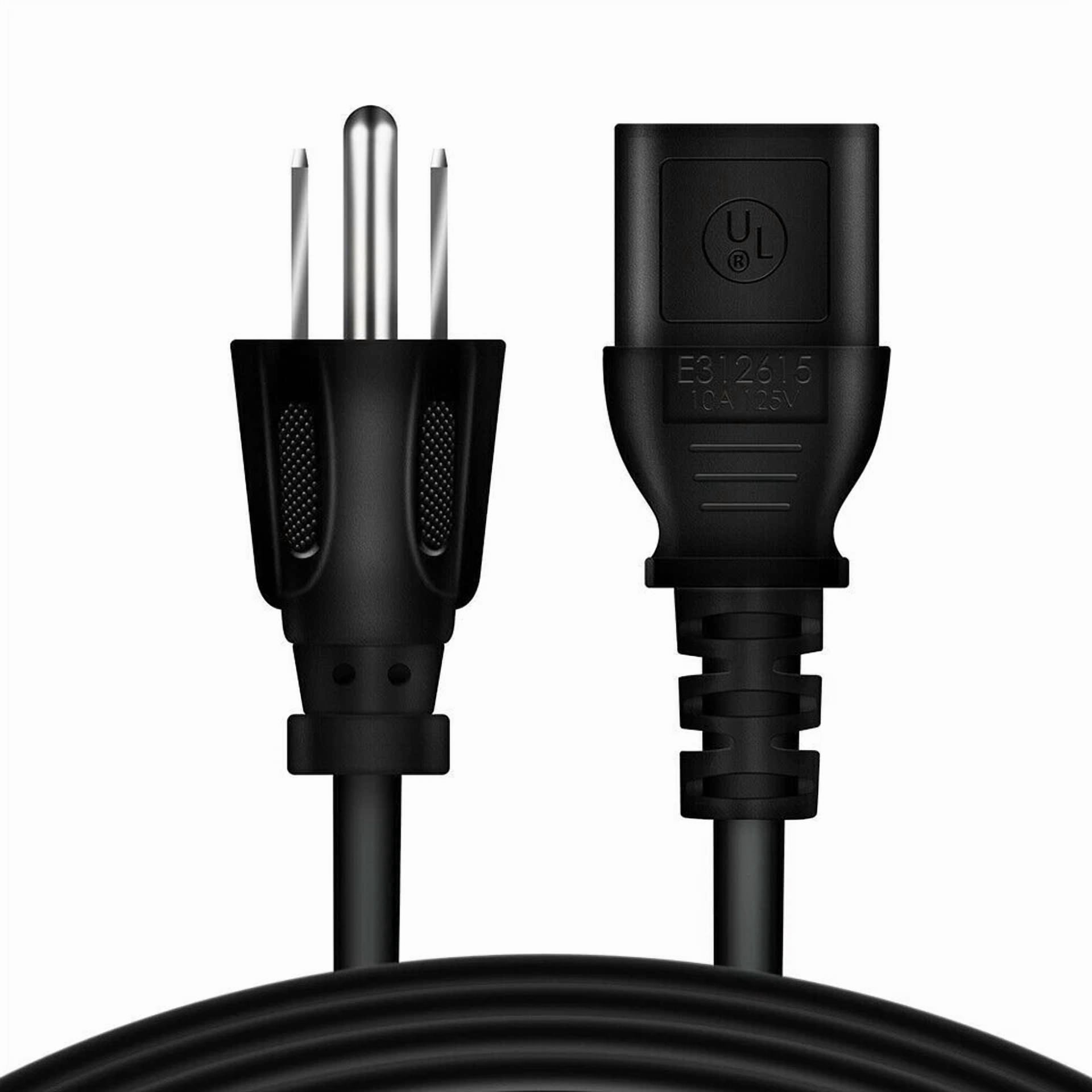 BUTTERFLY- 6Ft Ul 3 Prong Us Ac Power Cord Cable Lead For Hisense Lcd Tv Charger Adapter
