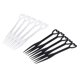 thumbnail image 3 of 100pcs/bag Fruit Fork Mini Clear Disposable plastic Forks For Party BBQ Sticks Picks Skewer Set Home Dining Food Cake, 3 of 5