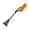 Orange, variant on Blue Car Snow Shovel With Telescoping Handle For Windshield Roof And Hood Snow Brush And Ice Scraper 3-In-1 Multifunctional Tool 26.77In Length
