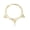 Gold, variant on AVORA 10K White Gold Fancy Cartilage Hoop - 020 Gauge