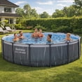 thumbnail image 3 of Bestway Steel Pro MAX 15'x42" Metal Frame Above Ground Pool Set w/Color-Changing LED Light, 3 of 12