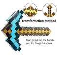 thumbnail image 3 of 2025 2 in1 Pickaxe and Sword Toy, 3 of 5