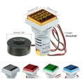 thumbnail image 4 of Mini Digital Volt-ammeter Voltammeter Ammeter Voltmeter Cymometer Three LED Display Voltage & Current & Frequency Meter Indicator Monitor AC Panel Meter AC60-500V AC0-100A 20-75Hz, 4 of 7