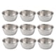 thumbnail image 1 of 9 piezas de olla caliente de acero inoxidable, tazón para salsa, plato para condimentos, platillo, platos duraderos para aperitivos - Talla M, 1 of 5