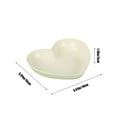 thumbnail image 3 of Kokovifyves Valentine's Day Decorations Heart Plates W 5.91Inch X L 5.51Inch Impregnable Dinner Plates Dishwasher Microwave Safe Plastic Plates Reusable Lightweight Plates for Kitchen Or Camping, 3 of 6