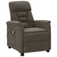thumbnail image 6 of vidaXL Massage Recliner Massaging Recliner Push Cozy Chair Faux Suede Leather, 6 of 14