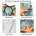 thumbnail image 4 of luoweisi Men's Beach Shorts Quick Dry Swim Trunks with Mesh Lining Starfish XL, 4 of 5