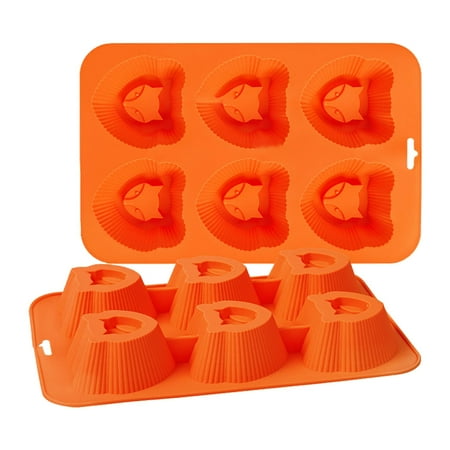 

Silica Gel Baking Plate Cake Bowl Cake Single Hole 6 Piece Baking Abrasive