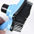thumbnail image 5 of Pet Dog Slicker Brush Automatic Cleaning Plastic Comb Hair Fur Shedding Tool One-button Grooming Pet Supplies, 5 of 8
