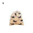 thumbnail image 3 of Cotton Blend Linen Home Storage Travel Use Storage Bag Printing Bag with the Drawstring, 3 of 9