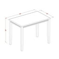 thumbnail image 3 of Pemberly Row Wood Counter Height Table in Black/Cherry, 3 of 3