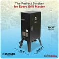 thumbnail image 3 of Grill Boss Electric Vertical Smoker with 531 Sq In Cooking Area, Black, 3 of 12