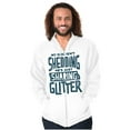thumbnail image 5 of Shedding Sharing Glitter Dog Fur Puppy Zip Up Hoodie Men's Women's Brisco Brands L, 5 of 6