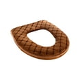 thumbnail image 2 of Thick and Warm Toilet Seat Cushion Cover - Toilet Seat Cushion - Washable and Reusable Mat for Winter - Winter Models Of The Toilet Seat Plush Toilet Seat Cushion Clearance, 2 of 6