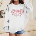 thumbnail image 2 of Byoo Toddler Girls Graphic Hoodie Bow Print Hooded Sweatshirt Long Sleeves Pullover Top, 2 of 4