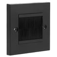 thumbnail image 1 of ABS Material Cable Wall Plate Wall Plate, Black White Brush Wall Plate, For Home Bedroom Family Living Room, 1 of 8