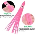 thumbnail image 3 of Fishing Squid Skirts Octopus Lures, 30pcs Glow Soft Plastic Fishing Bait Trolling Lure Saltwater for Bass Salmon Trout Multicolored 7cm 9cm 11cm, 3 of 6