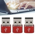 thumbnail image 3 of Adaptador de metal US Bto tipo C, paquete de 3 adaptadores USB 2.0 US Bto tipo C Adaptador portátil US Bto tipo C Integración perfecta, 3 of 9