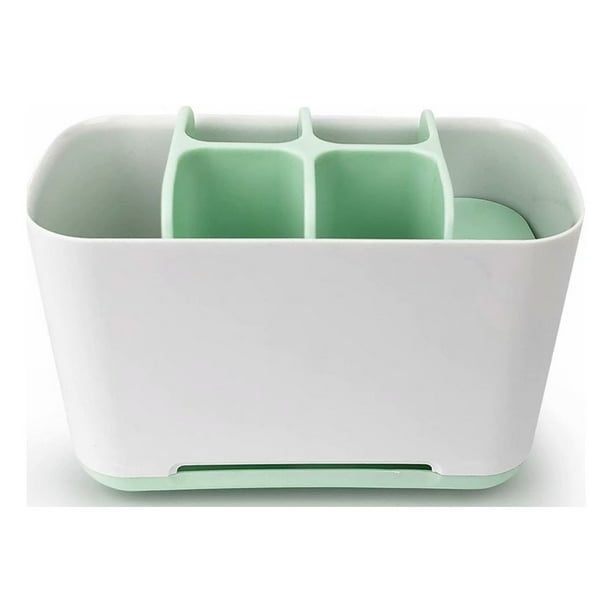 Organizador de cepillos de dientes eléctrico, soporte para cepillos de dientes, soporte para pasta de dientes, soporte para cepillos de dientes, estuche de maquillaje, baño, 1 pieza (verde) Sailing Electrónica