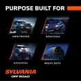 thumbnail image 7 of SYLVANIA - Adjustable Hood Mount Clamp Bracket - Lifetime Limited Warranty, Universal Fit for LED Lights, Off Road Light Mounting, Truck, Car, ATV, UTV, SUV, 4x4 (2 PC), 7 of 7