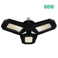 thumbnail image 4 of Lámpara LED industrial plegable de 3 hojas para taller y almacén, 80W luz blanca fría 6000K, 4 of 7
