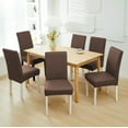 thumbnail image 6 of Lunxisen 3 Pcs Stretch Chair Slipcovers Elastic Dining Seat Covers Washable Protectors for Home Kitchen Wedding Banquet Decor, 6 of 9