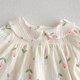 thumbnail image 4 of Baby Short-Sleeved Coverall Summer Gauze Triangle Romper Jumpsuit Girls Tulip Suit Sisters Outfit, 4 of 5