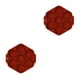 thumbnail image 3 of Advancent Molde para hornear Hexágono 7 Rejillas Molde para pasteles Molde para cocinar chocolate antiadherente de silicona, rojo ladrillo Type2 NO2, 3 of 6