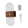 thumbnail image 3 of Aplique pared moderno, ajustable, inalámbrico, acrílico, LED, lámpara pared, para noche, escalera, cocina, baño, interior. Veta de madera de nogal, 3 of 7