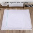 thumbnail image 6 of Mosey 2Pcs Super Large Laundry Bag Fine Mesh Zipper Garments Socks Delicates Clothes Bed Sheet Curtain Washer Washing Bag Home Supplies, 6 of 7