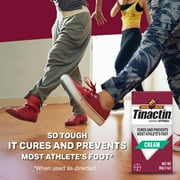 Tinactin Tolnaftate Athletes Foot Treatment Antifungal Cream, 30G Tube