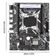 thumbnail image 3 of Tarjeta Madre X99M-G2 MainBoard MATX 4 DDR4 Escritorios MainBoard Memoria 128GB Gigabit NIC Tmvgtek Para estrenar, 3 of 3