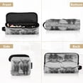 thumbnail image 5 of Hair Tool Organizer Bag with Heat Resistant Mat Removable Travel Storage Case for Hot Air Brushes Curling Irons Grey Highland Cattle, 5 of 8