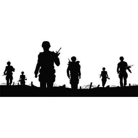 Do It Yourself Wall Decal Sticker Soldiers 10 X40 Boys Bed Room Do It Yourself Wall Decal Sticker Soldiers 10 X40 Boys Bed Room