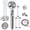Gray, variant on Besititli Turbocharged Handheld Shower Head, High Pressure Water Saving Handheld Propeller Showerhead with Filters One Key Pause Easy Install- Purple
