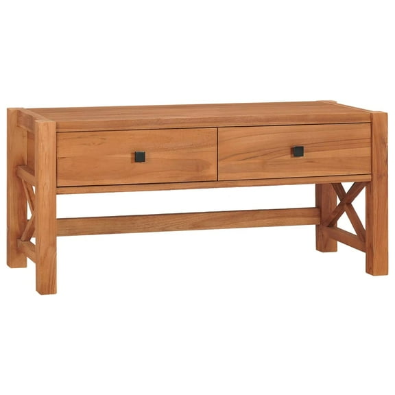vidaXL TV Stand TV Unit Sideboard TV Console Media Unit Cupboard Teak Wood