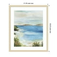 thumbnail image 2 of Amanti Art Blue Beach I Wood Framed Wall Art Print, 2 of 7