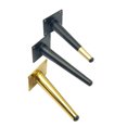 thumbnail image 5 of Famyfamy Metal Table Feet Furniture Parts Straight Cone Sofa Bed Cabinet Replacement 15CM DIY Hardware, 5 of 18