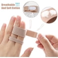 thumbnail image 5 of Toe Tapes Toe Separator for Overlapping Toe, Hammer Toe Straightener Fabric Toe Splint Broken Toe Wraps, Toe Cushioned Bandages for Correcting Hammer Toes, Broken Toes, Crooked Toes (8, M), 5 of 5