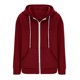 thumbnail image 4 of ICHUANYI Clearance Fashion Women's Zipper V-Neck Pullover Tops Long Sleeve Hooded Blouse Sweatshirt(Wine, XXL) ICHUANYI WER2023080814903, 4 of 6