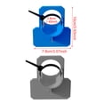 thumbnail image 4 of Outdoor Swimming Pool Hose Fixing Bracket with Cable Ties Above Ground Tube Rack Pipe Holder Accessories Replacement for Intex Gray, 4 of 8
