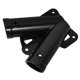 thumbnail image 5 of FOMIYES 1Jgo Soporte De Mástil Metálico Angular Para Montaje Exterior En Pared Color Negro, 5 of 8