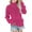 Hot Pink, variant on Teen Girls Fleece Pullover Sweatshirts with Pockets Long Sleeve Plain Crew Neck Jumper Sweater Tops Kids Warm Clothes