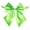 Light Green, variant on Elegant Solid Color Polyester Silk Bow Tie for Student Career Attache and Flight Attendant