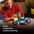 thumbnail image 5 of LEGO Mario Kart - Luigi & Mach 8 - Building Set for Adults, Ages 18+ - Nintendo Collectible for Fans - Gift for Men & Women - Bedroom or Bookshelf Decor - 72050, 5 of 8