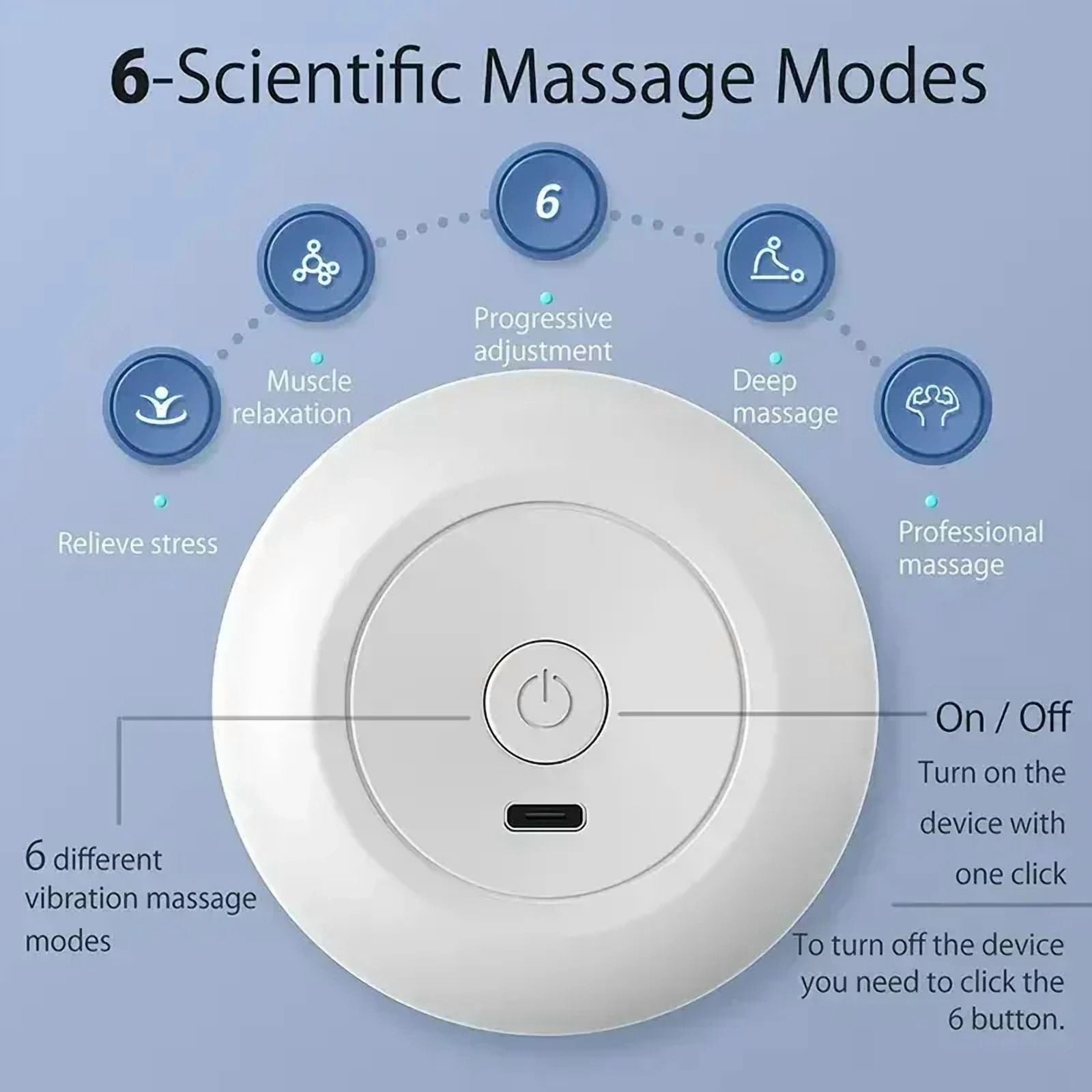 Mini Portable Massage Gun Deep Tissue Percussion Handheld Muscle Massager for Athletes Body Back Pain Relief