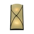 thumbnail image 3 of Meyda Tiffany 120750 Aspen 2 Light 18" Tall Wall Sconce - Bronze, 3 of 6